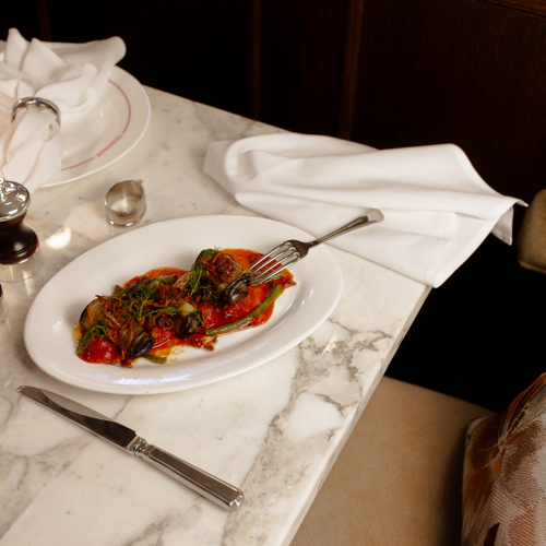 Vegan Aubergine Plate at Emberwood Bath