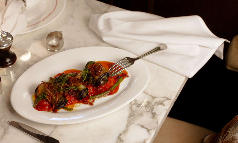 Vegan dish at Emberwood