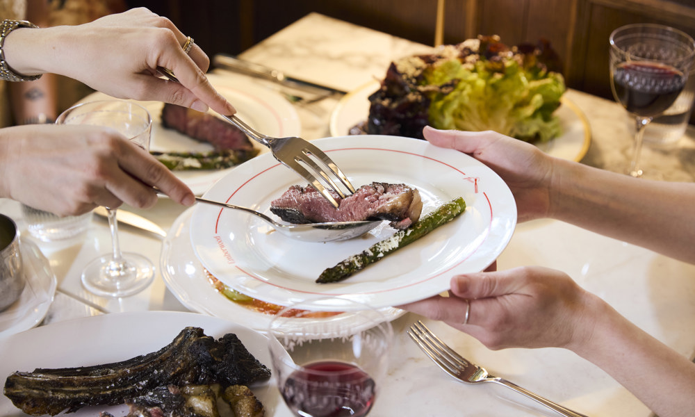 Côte de boeuf at Emberwood Brasserie Bath