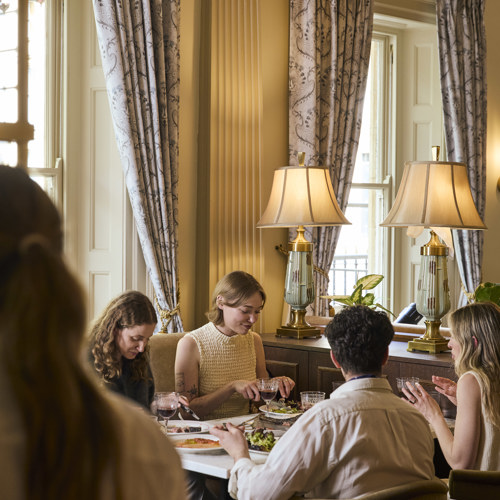 Peopl at British Brasserie in Bath